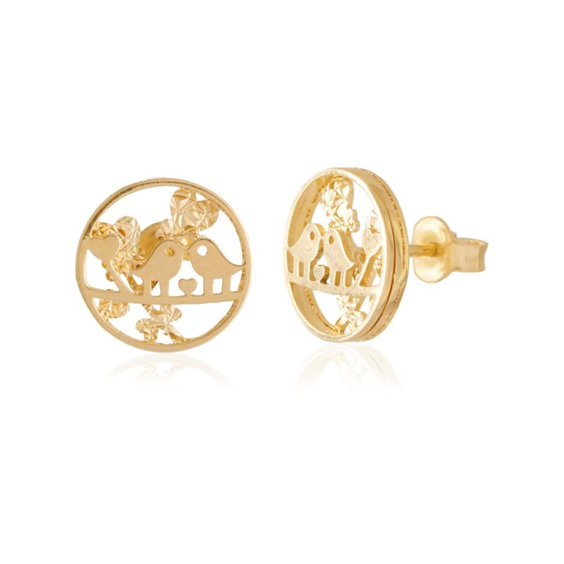 Alternative view of Sophisticated 18K Gold Pendant Set from Bafleh Jewellery with a Lustrous and Refined Appeal