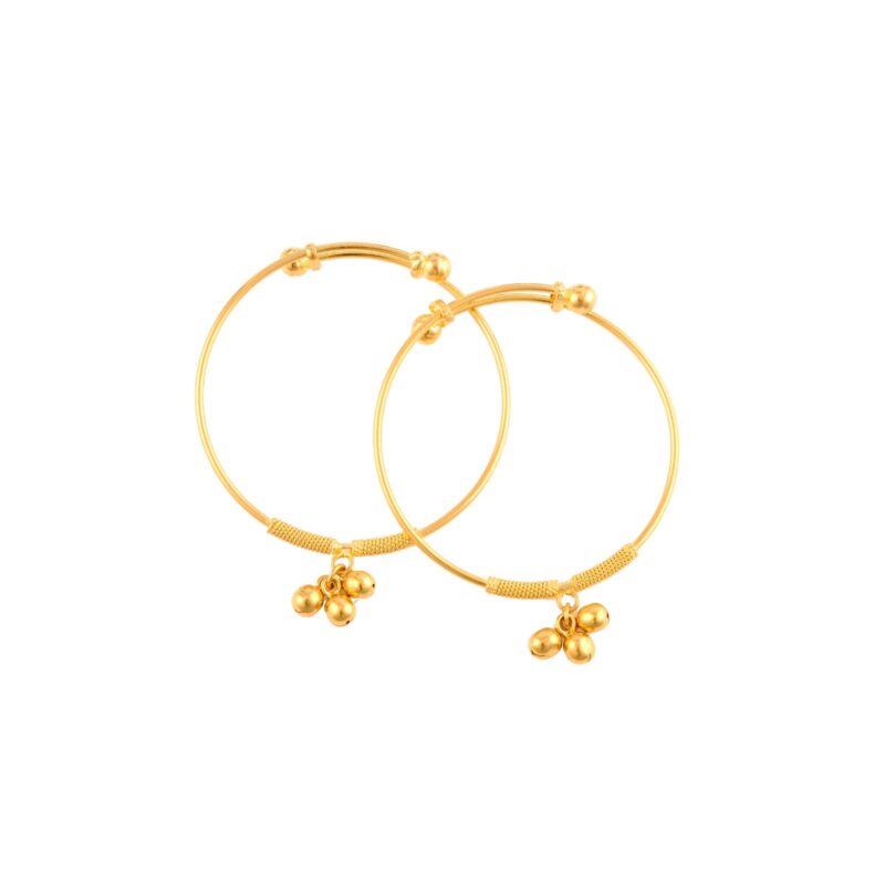 22kt Gold Kids Bangles for Cherished Memories