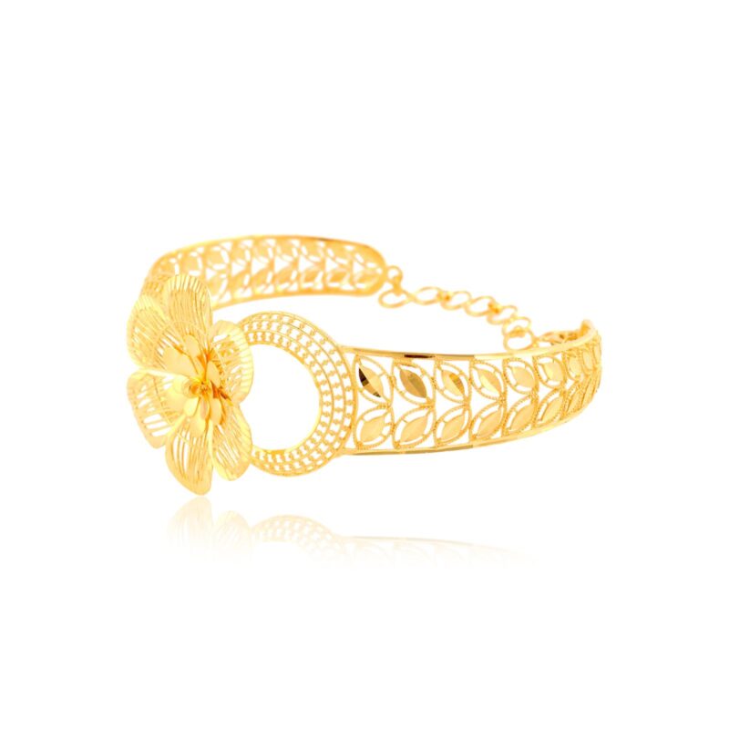 Alternative view of Elevate Your Look with 22kt Gold Bangle Set