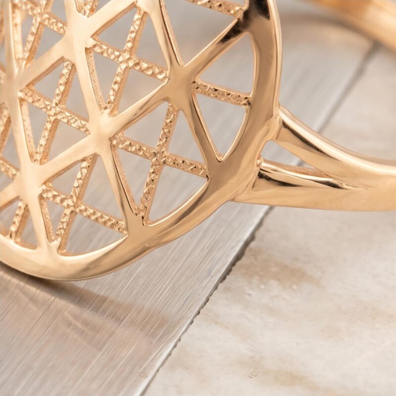 Alternative view of Elegant Simplicity  18KT Lightweight Yellow Gold Rings to Adore