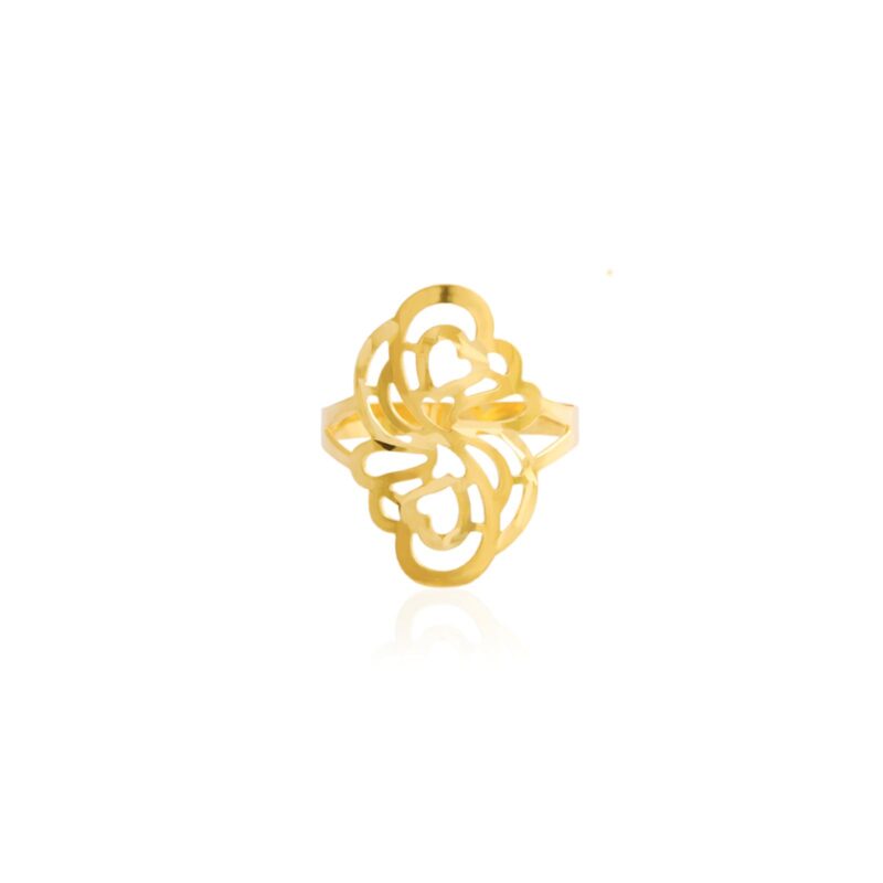Alternative view of Effortless Elegance  18KT Lightweight Yellow Gold Ring for Any Look