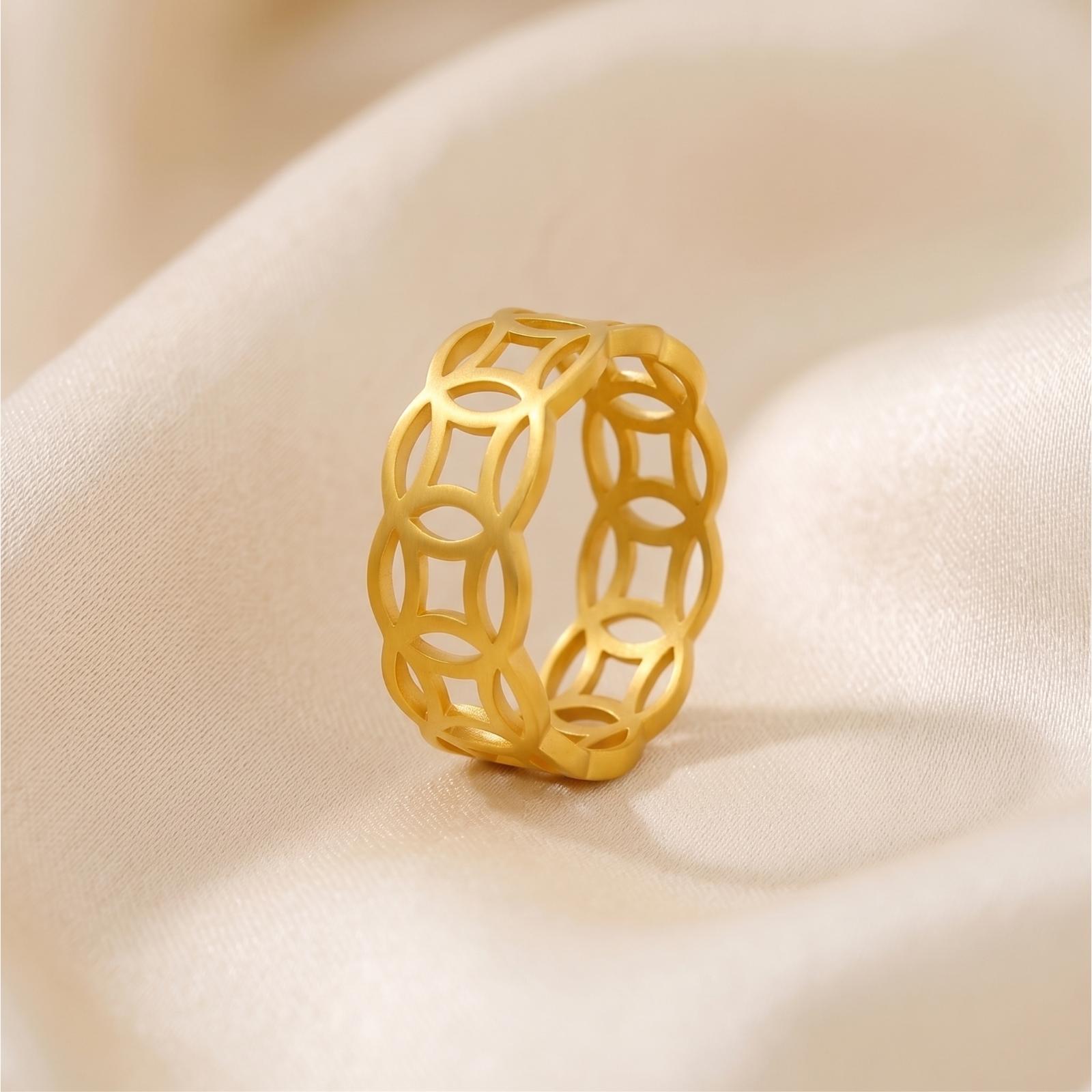 Luxury Redefined Pure Brilliance in 21K Gold Ring Craftsmanship