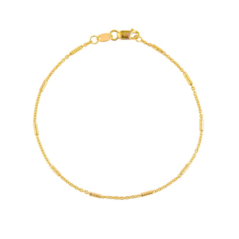Modern Twist 21K Gold Bracelet Designs