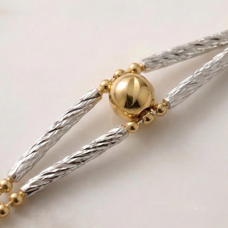 Alternative view of 22K Gold Bracelets Fit for a Queen