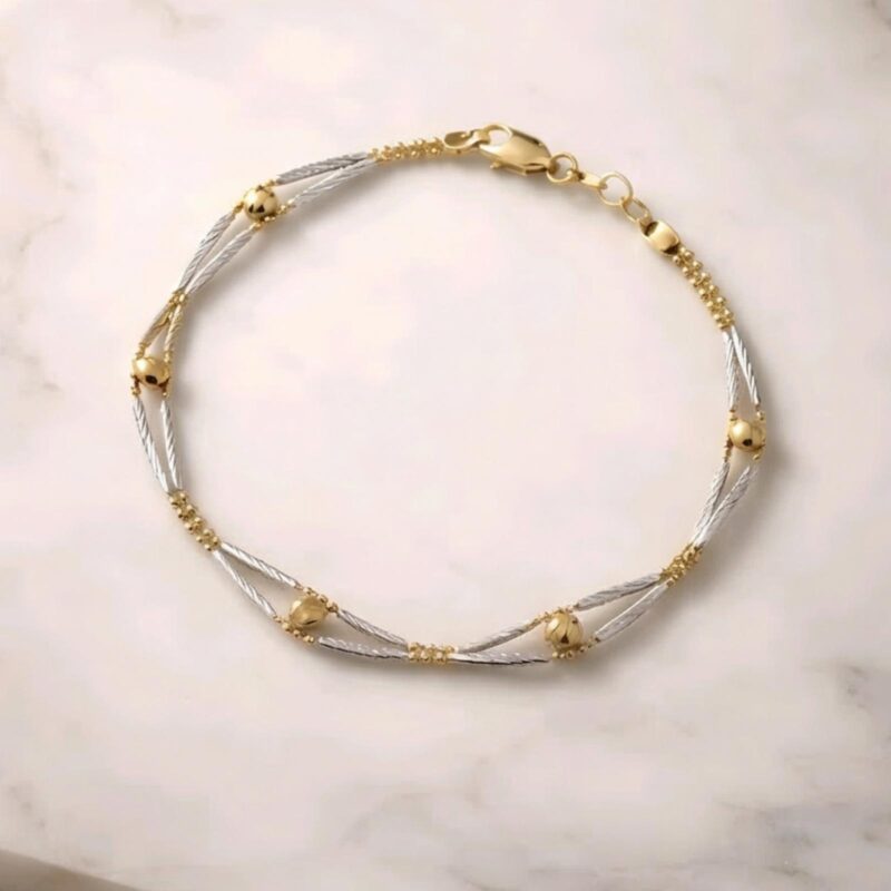 22K Gold Bracelets Fit for a Queen