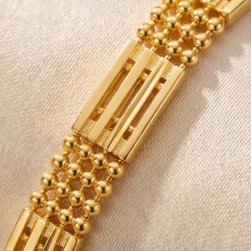 Alternative view of Crafted in Pure Perfection: Experience the Luxury of 22K Gold Bracelets from Bafleh Jewellery
