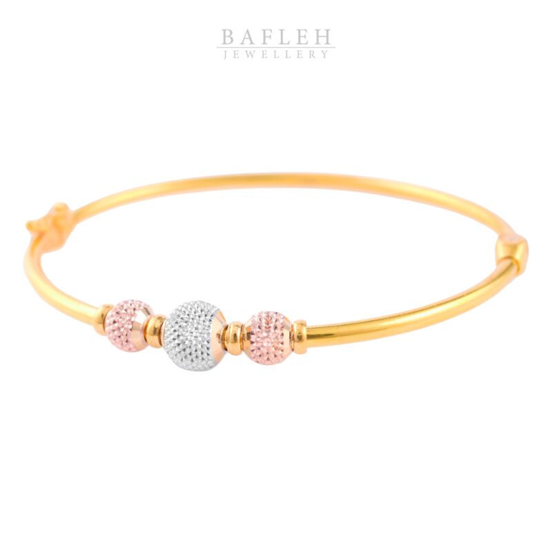 Alternative view of Make a Statement with our Luxurious 22kt Gold Bangle!