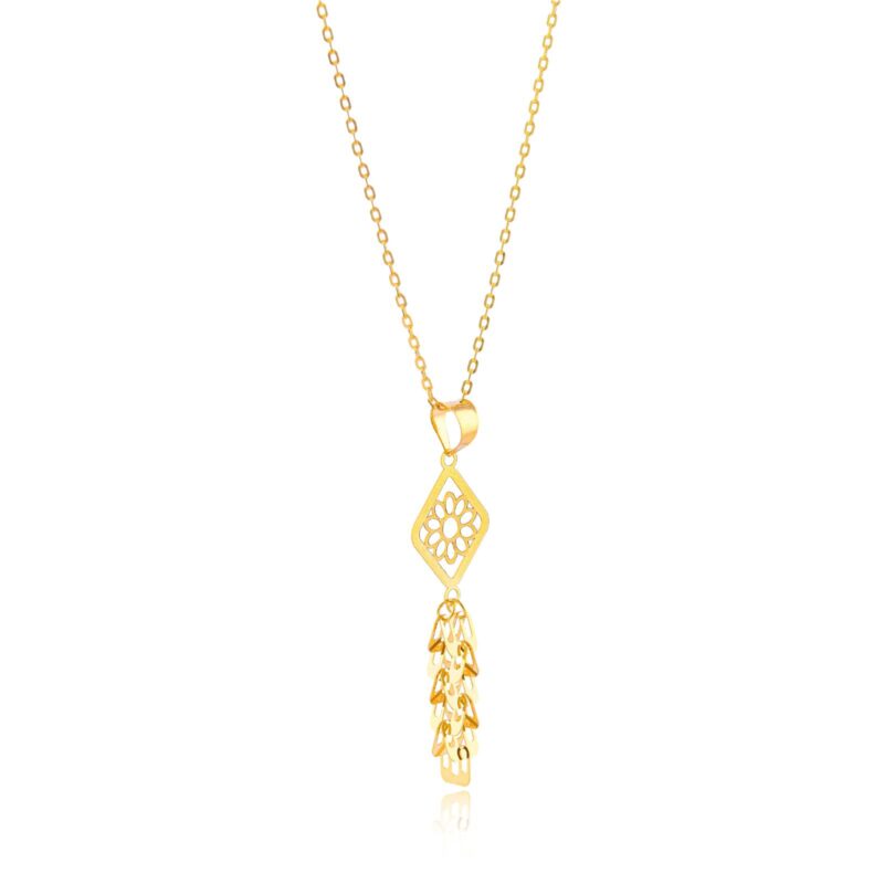 Alternative view of Shimmer in 21kt Gold Necklaces