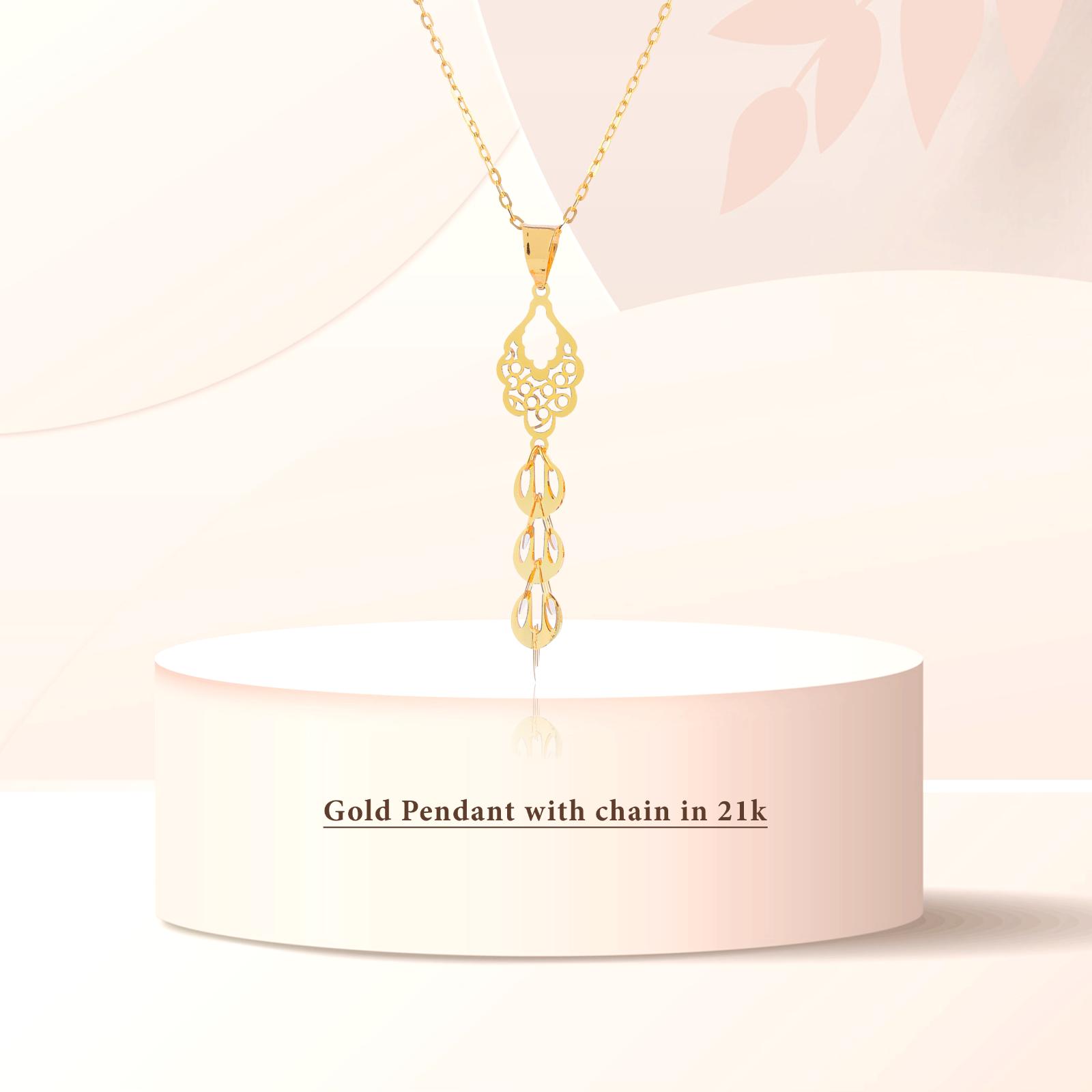 A Showcase of 21kt Gold Necklace - Image 4