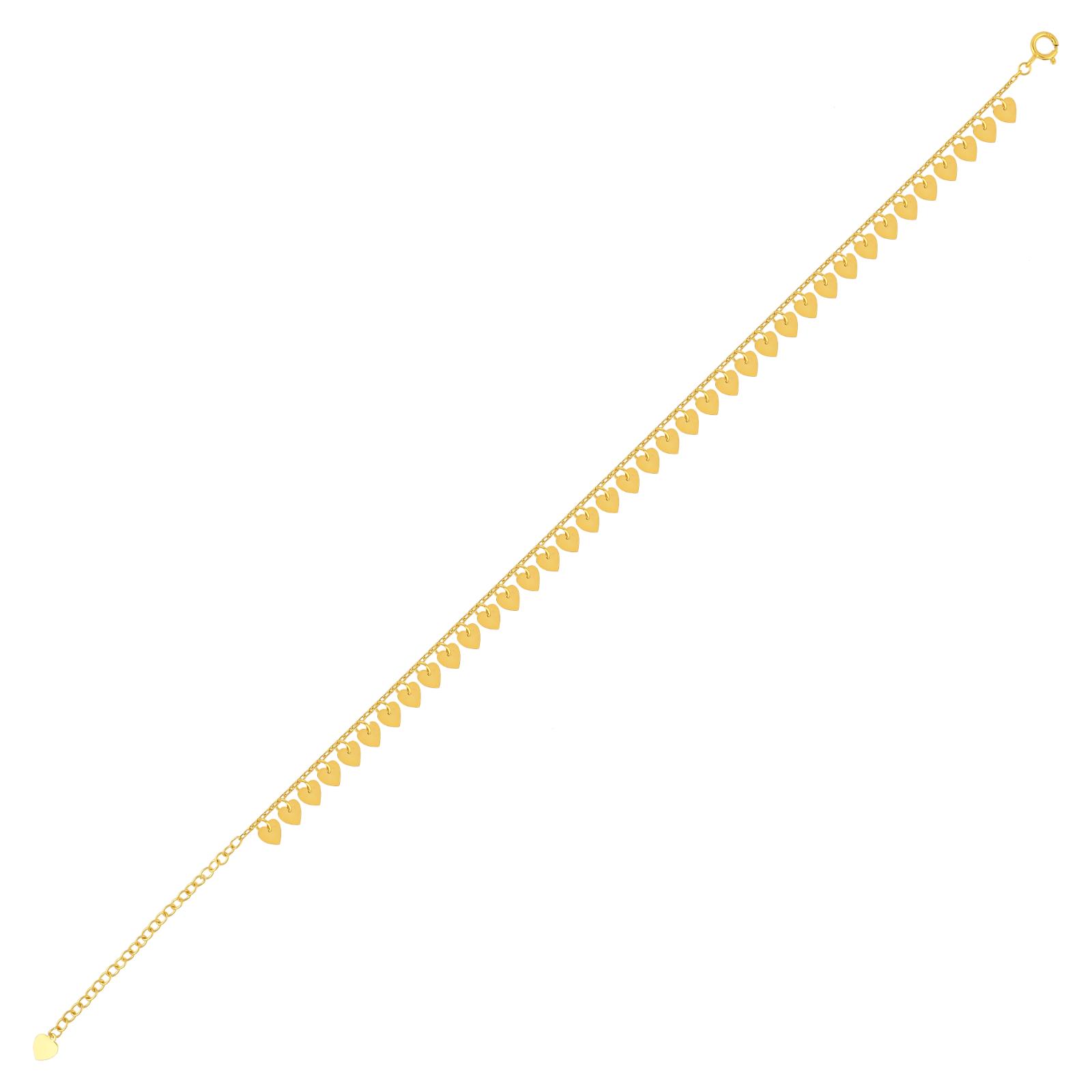 Sparkle in Style with Exquisite 21K Gold Anklet - Image 2