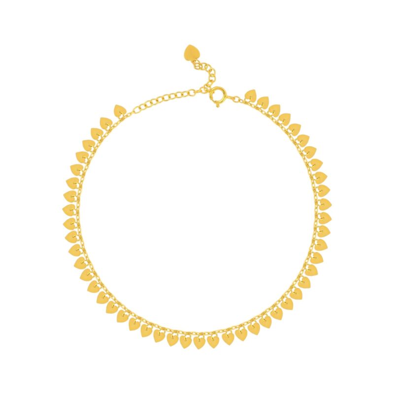 Sparkle in Style with Exquisite 21K Gold Anklet