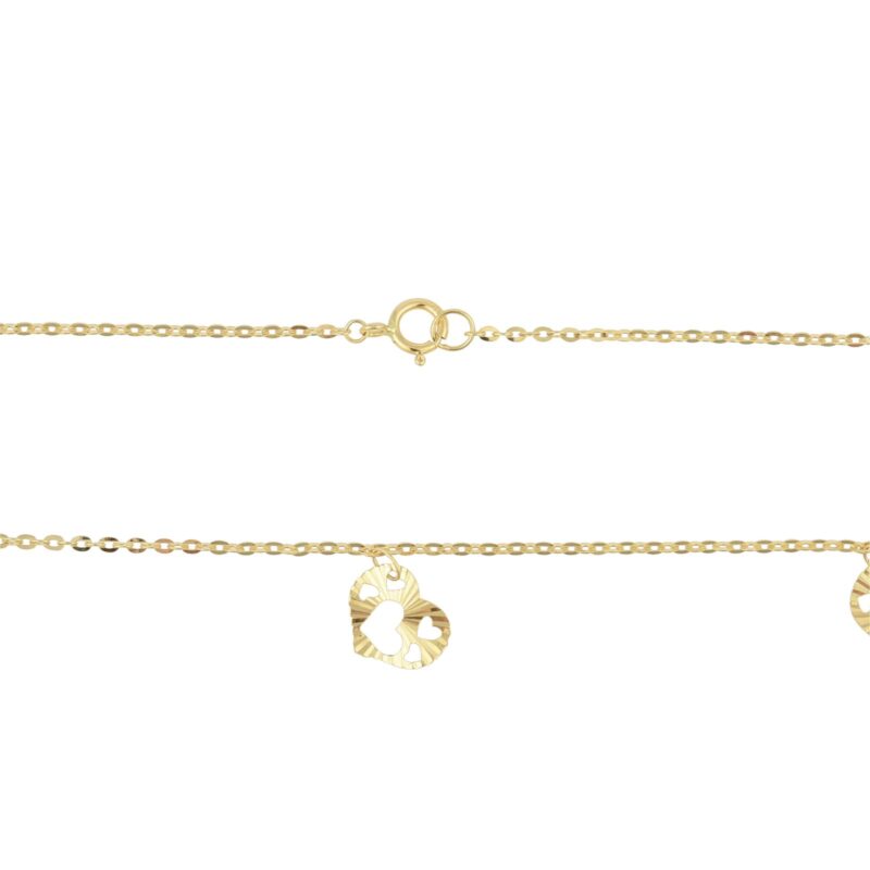 Alternative view of Grace in Every Step: 18K Gold Anklets for Effortless Elegance