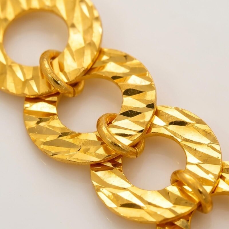 Alternative view of Experience Timeless Elegance with Exquisitely Crafted 22KT Gold Bracelets from Bafleh Jewellery