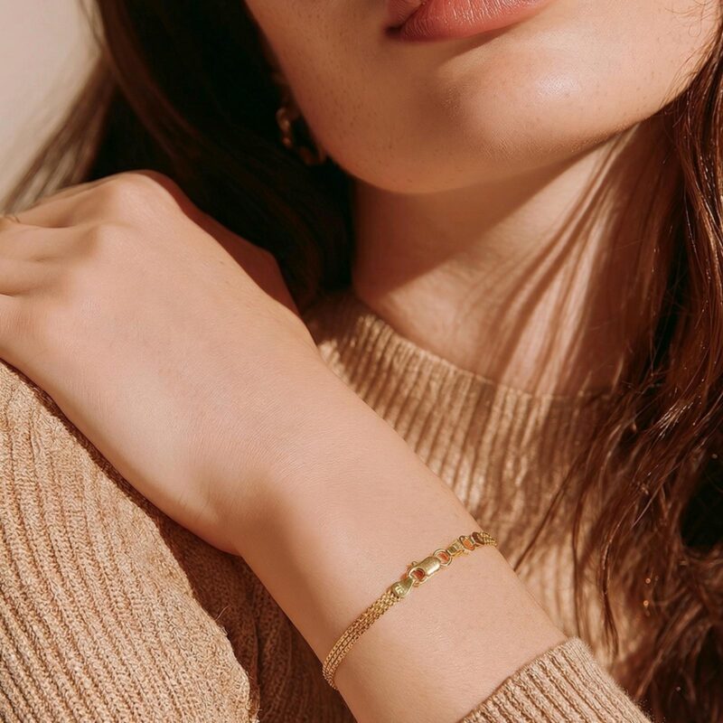 Alternative view of Celebrate Pure Gold Brilliance with Bafleh Jewellery?s 22kt Gold Bracelets, Designed for Everlasting Beauty and Style