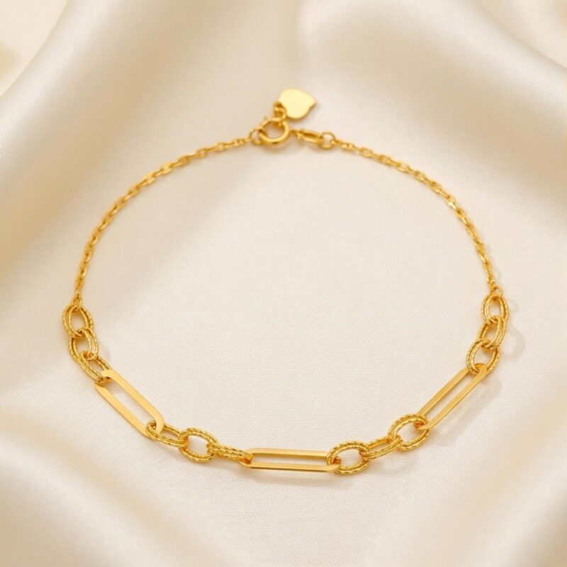 Luxury Redefined: Indulge in the Sheer Magnificence of Our 21K Gold Bracelet Creations