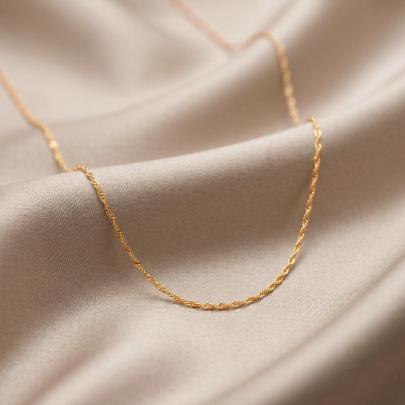 Indulge in Everyday Luxury with Finely Crafted 21K Lightweight Gold Chains by Bafleh Jewellery