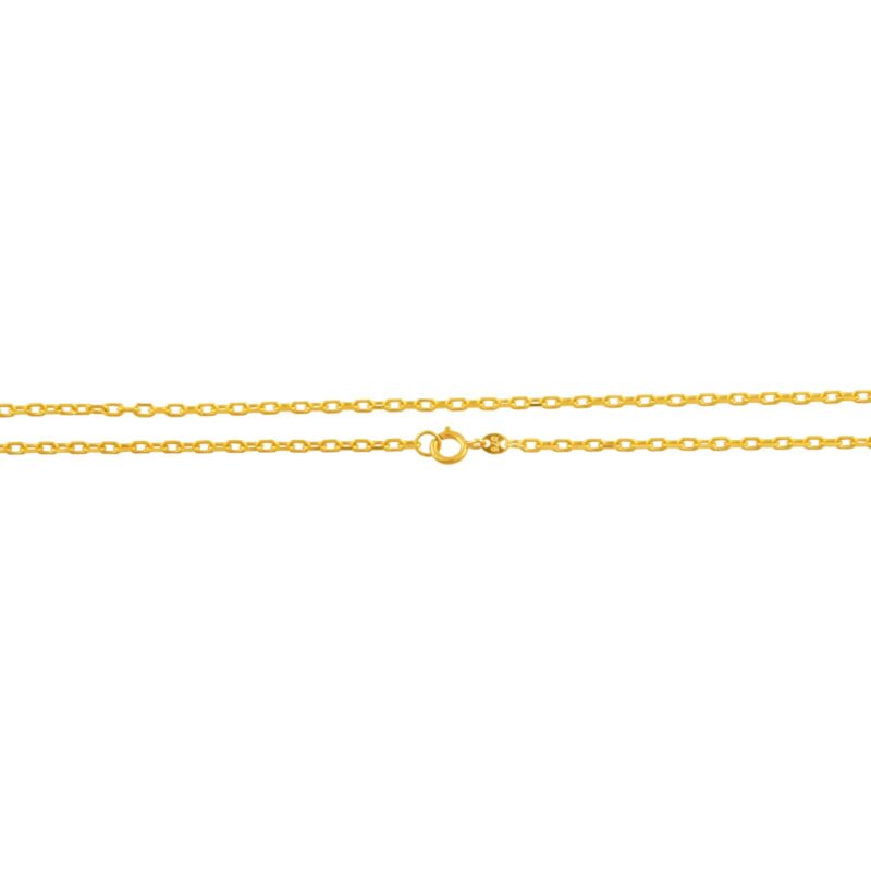 Alternative view of 21K Yellow Gold Classic Cable Link Chain by Bafleh Jewellery