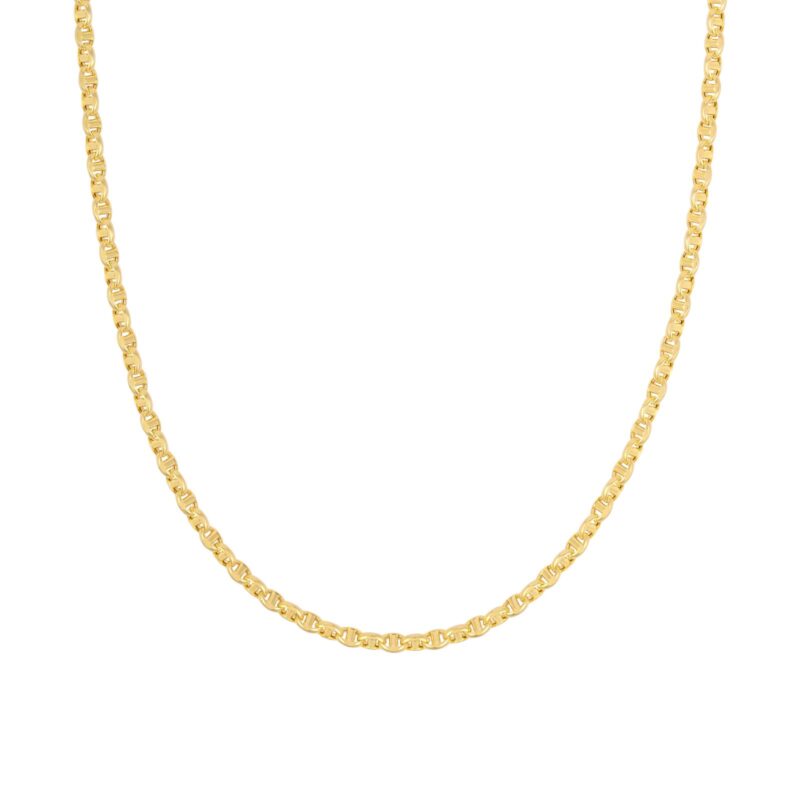 Lightweight 18K Gold Chain Effortless Shine, Everyday Style