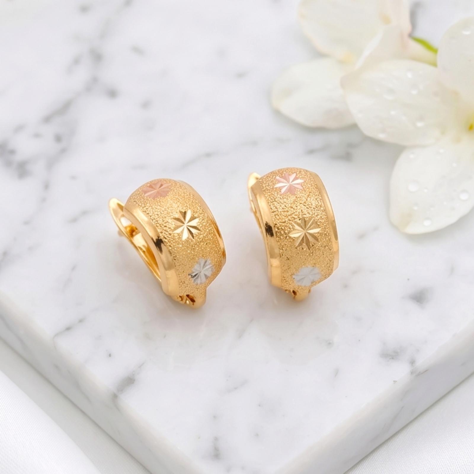 Gorgeous 21k Gold Earrings for Special Moments - Image 4