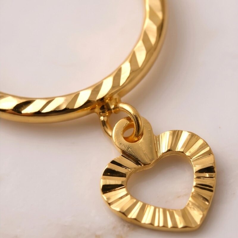Alternative view of 22kt Gold Earrings for the Perfect Drop of Glamour