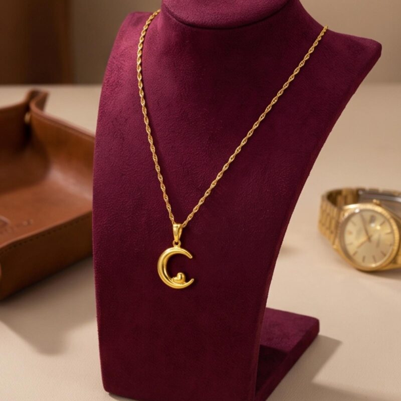 Alternative view of Embrace True Luxury with 21 Karat Gold Necklaces