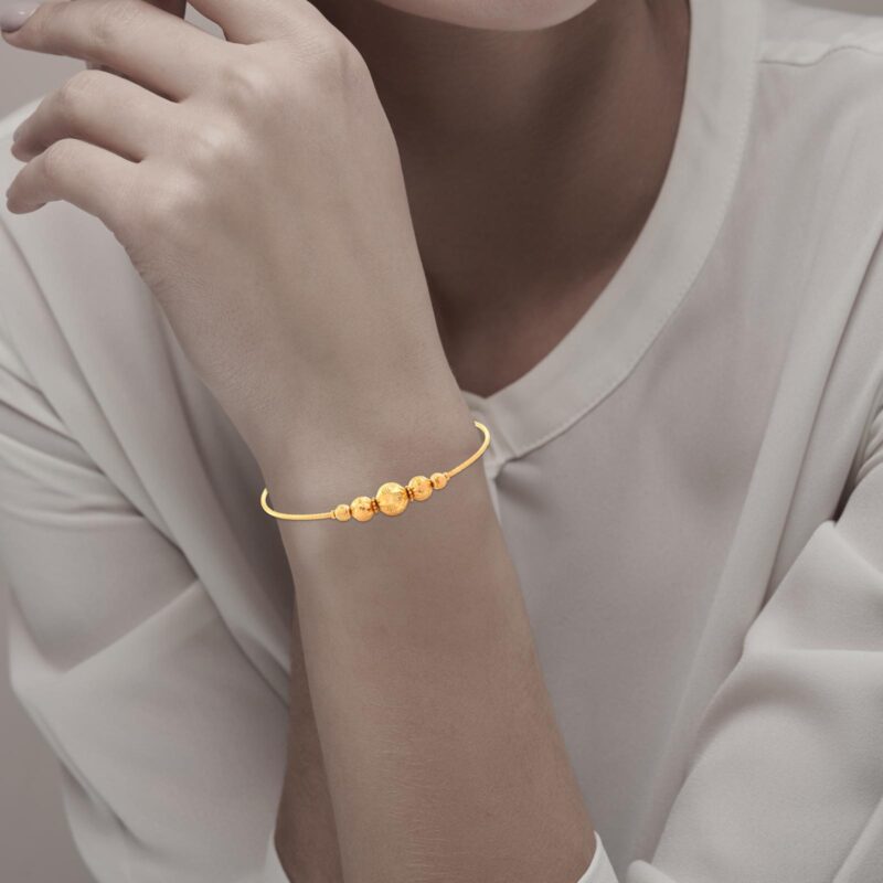 Alternative view of Pure 22K Gold Bangles in Yellow Gold Traditional Craftsmanship, Modern Charm