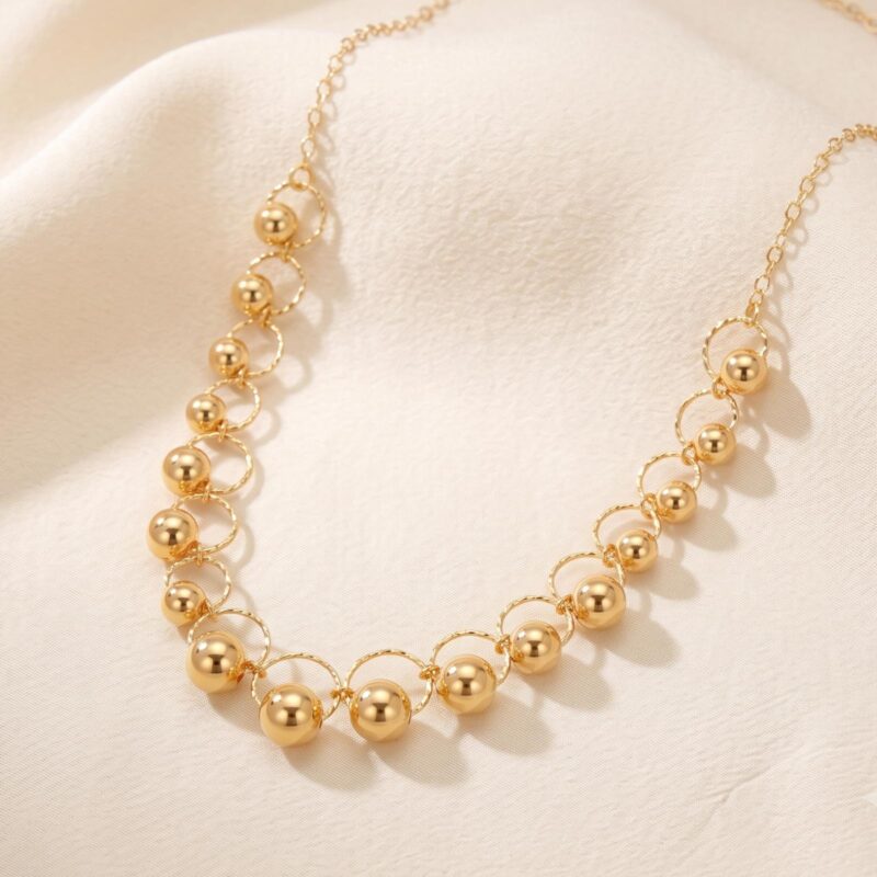 Elevate Your Daily Style with 21K Yellow Gold Lightweight Necklaces from Bafleh Jewellery