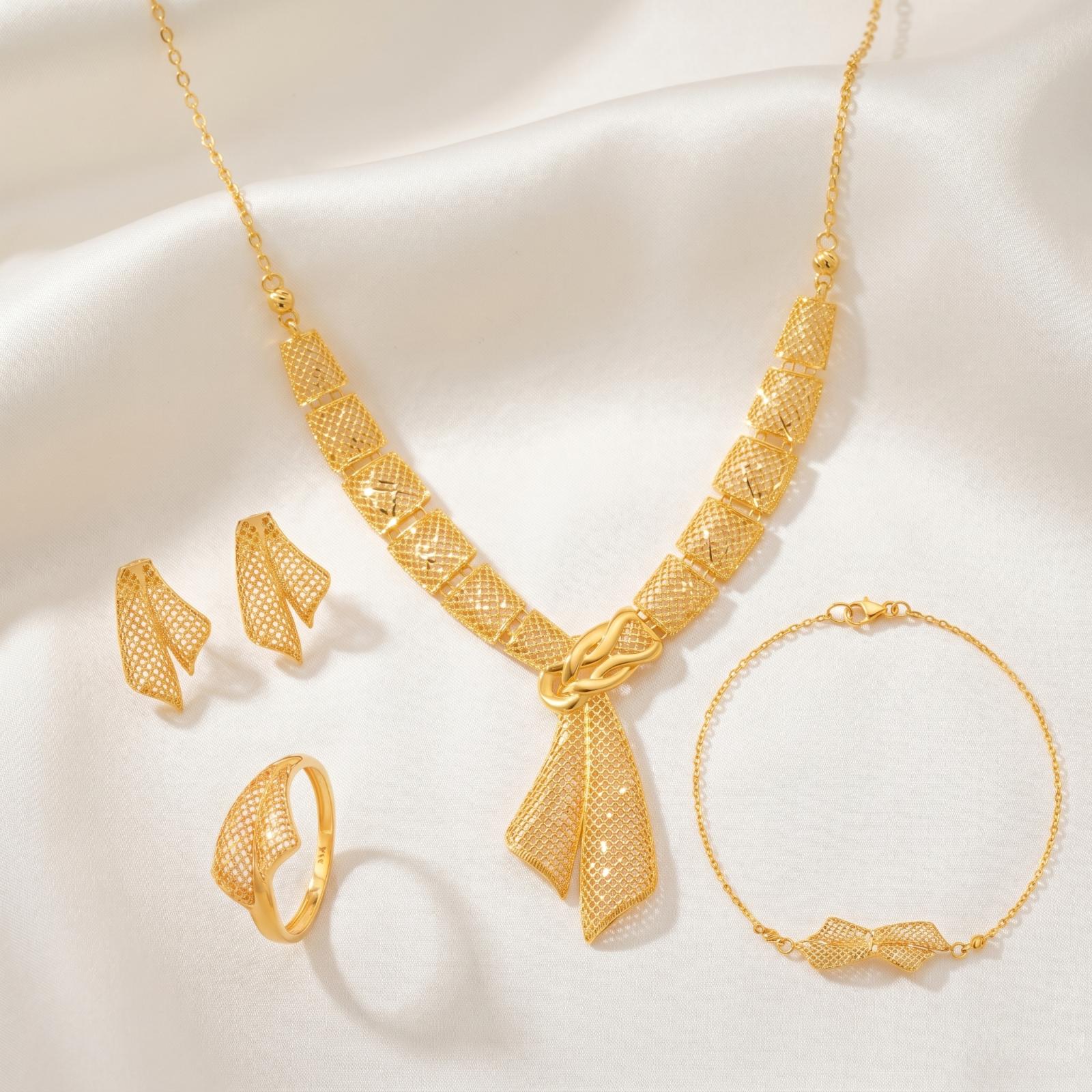 Limited-Time Ramadan Offer ? Shop 21Kt Gold Necklace Set - Image 4