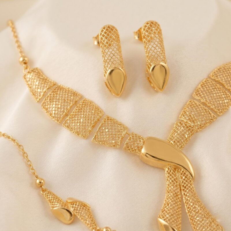 Alternative view of Gifting Made Luxurious: 21K Gold Necklace Sets