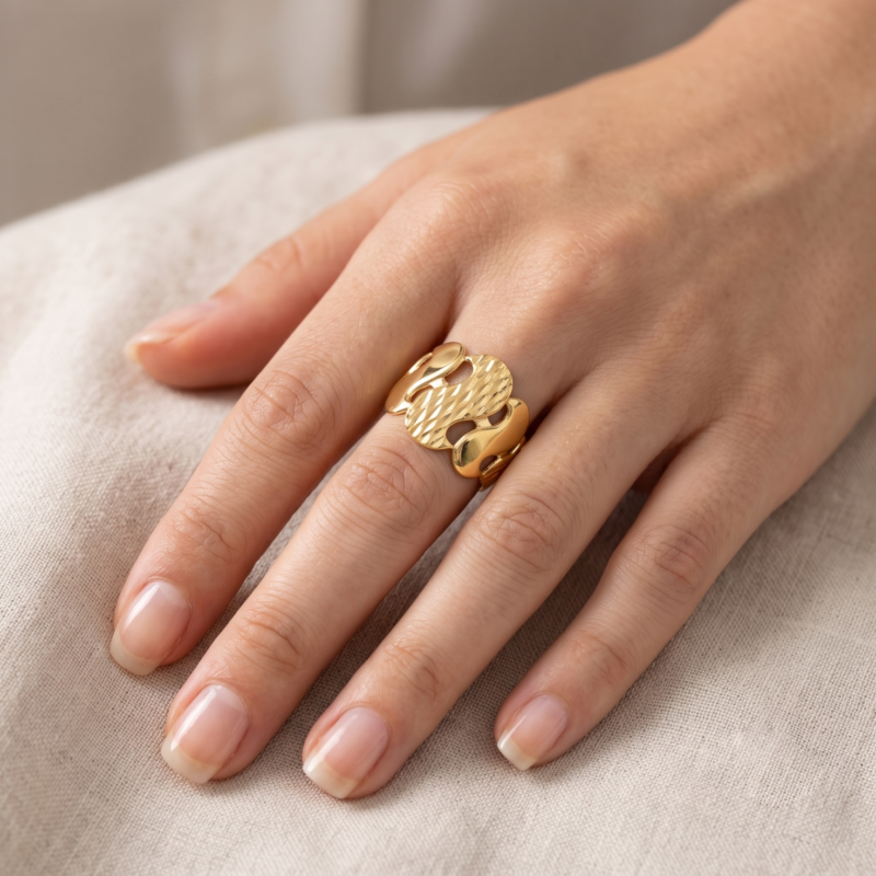 Alternative view of A Lasting Symbol of Love and Commitment 18K Gold Ring