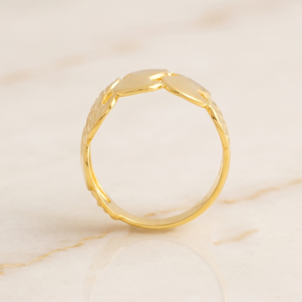 A Lasting Symbol of Love and Commitment 18K Gold Ring - Image 3