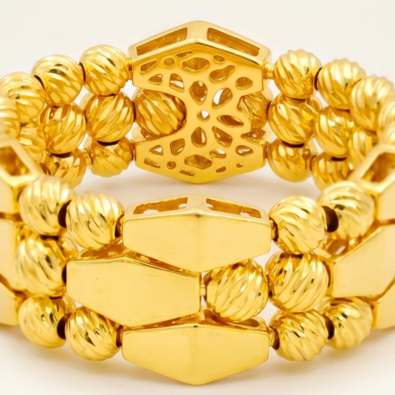 Alternative view of Designed for Eternity  Premium 21K Gold Rings by Bafleh Jewellery