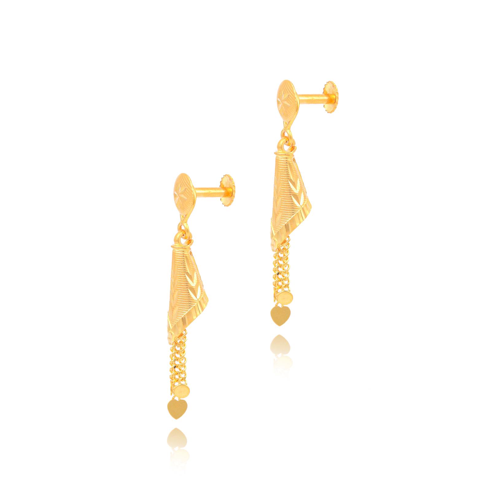 Famous Celebrities Sporting 22kt Gold Jhumki Earrings - Image 2
