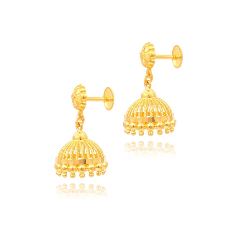 Alternative view of Pairing 22kt Gold Earrings with Different Outfits and Occasions