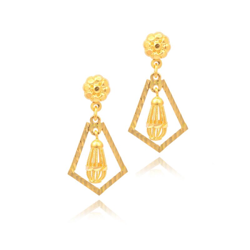 Customization Options for 22kt Gold Earrings