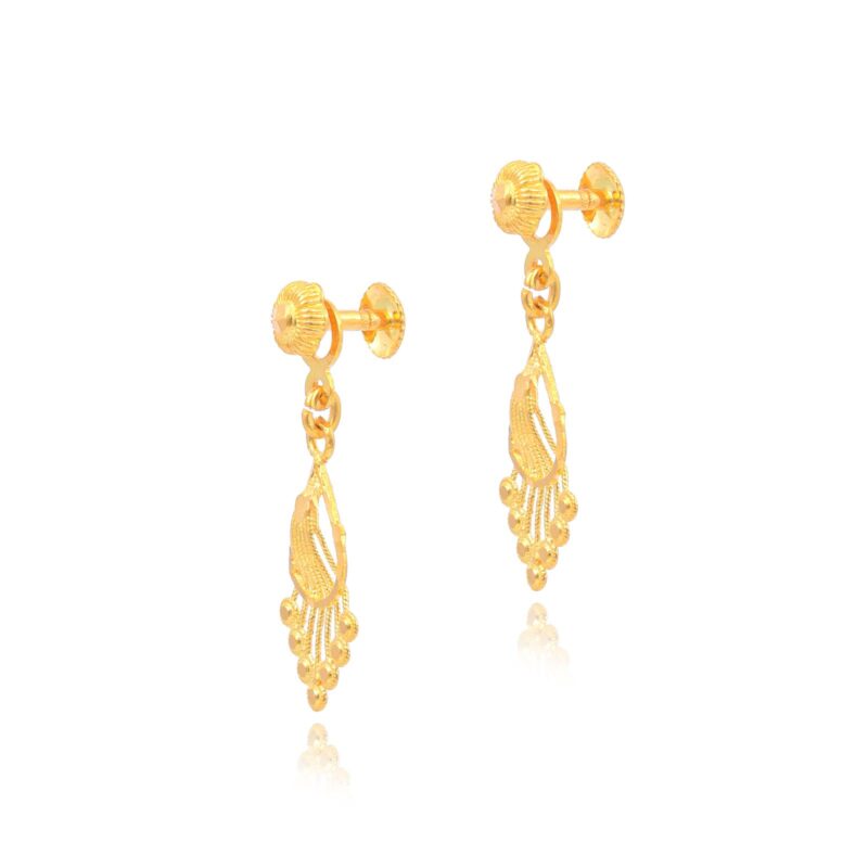 Alternative view of Introduction to 22kt Gold Earrings