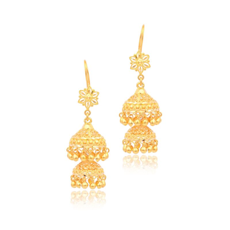 Introduction to 22kt Gold Jhumki Earrings