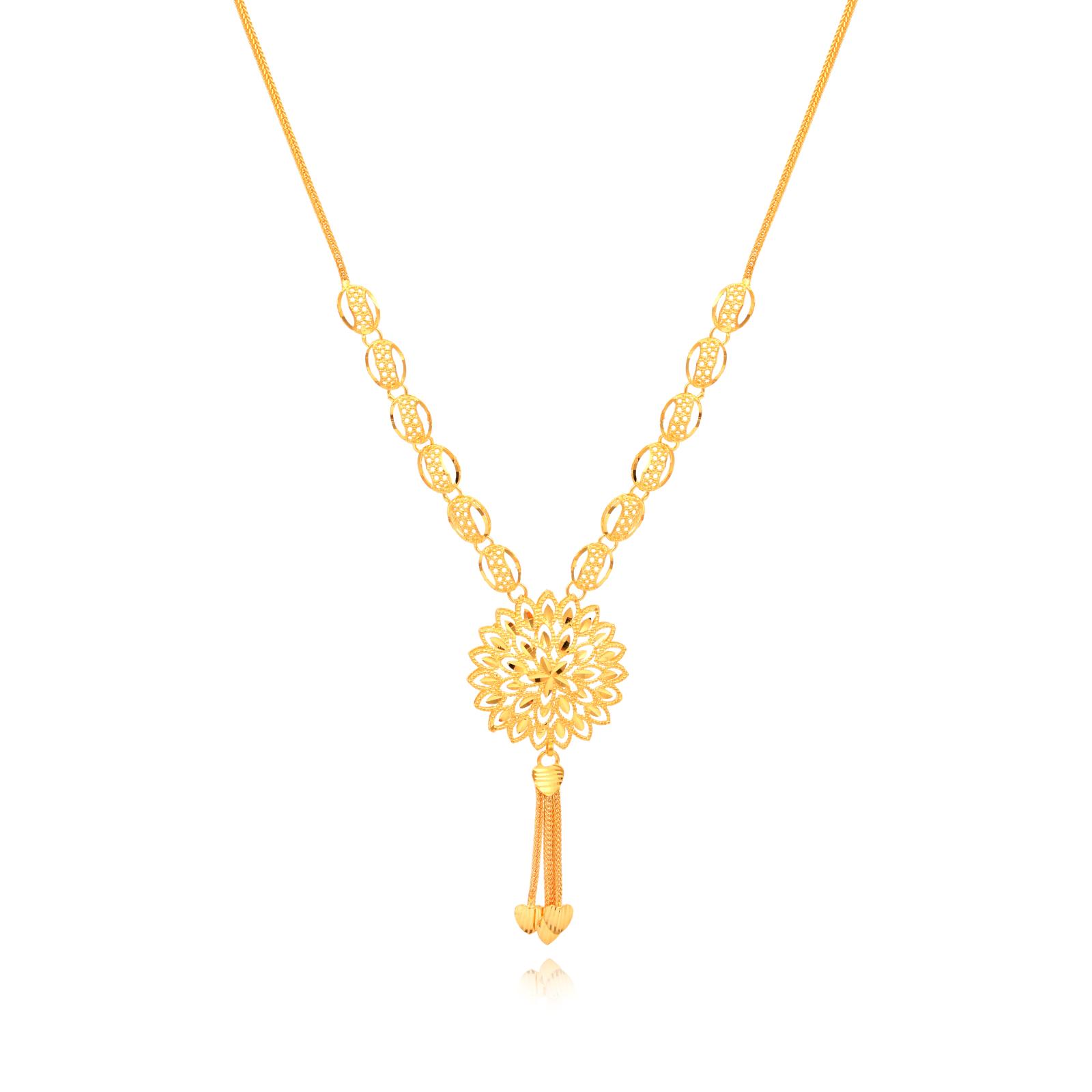Time-Honored 22KT Gold Necklace Designs