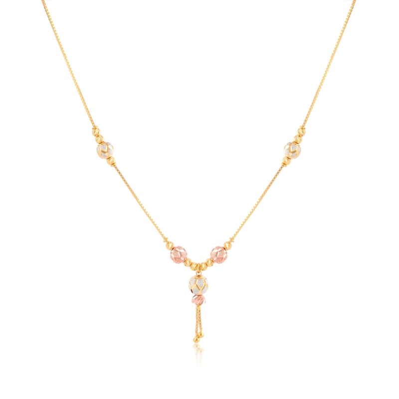 Alternative view of Introduction to 22kt Gold Necklace set