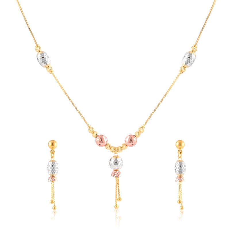 Iconic Designs in 22kt Gold Necklace set