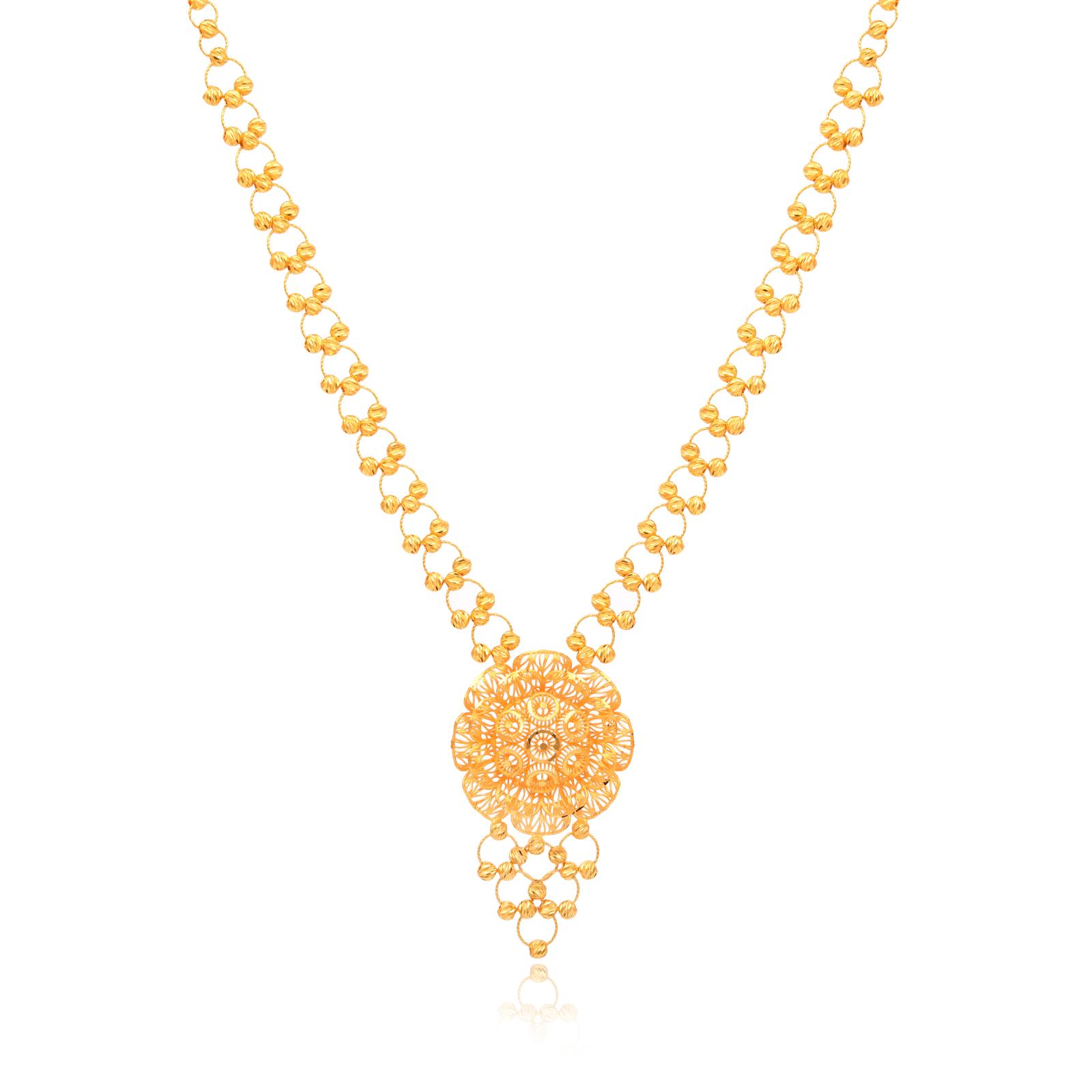 Celebrities and Influencers Rocking 22kt Gold Necklace set - Image 2
