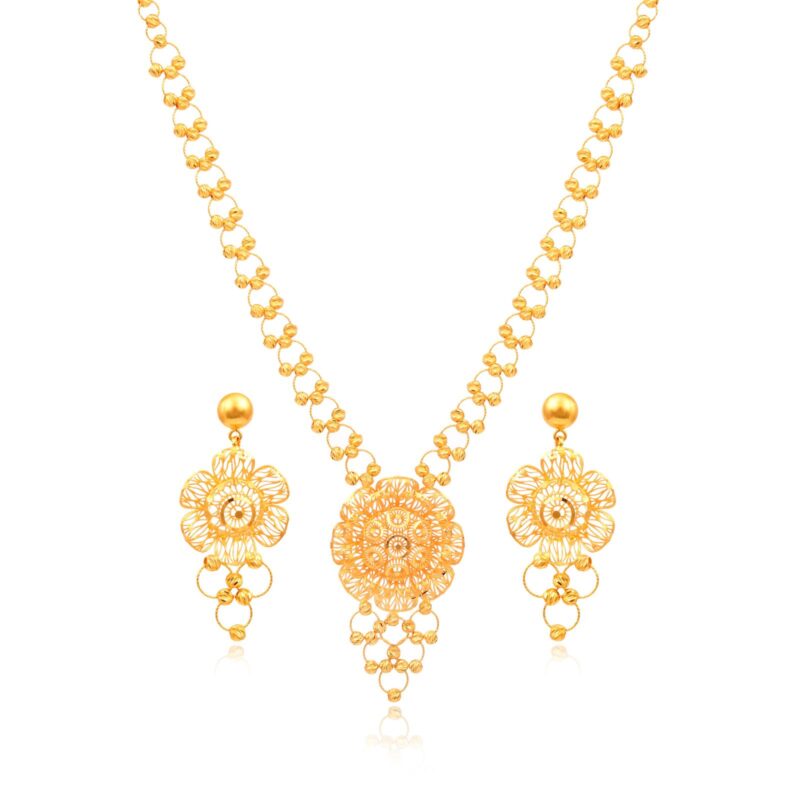 Celebrities and Influencers Rocking 22kt Gold Necklace set