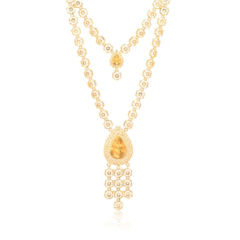 Alternative view of Introduction to 22kt Gold Necklace set