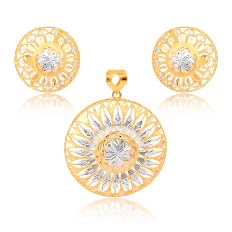 Classic Designs in 22kt Gold Pendant Sets