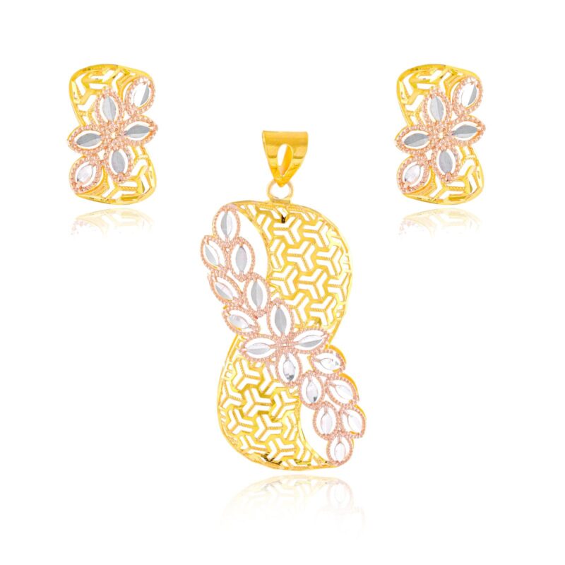 Discover the Finest 22kt Gold Pendant Sets
