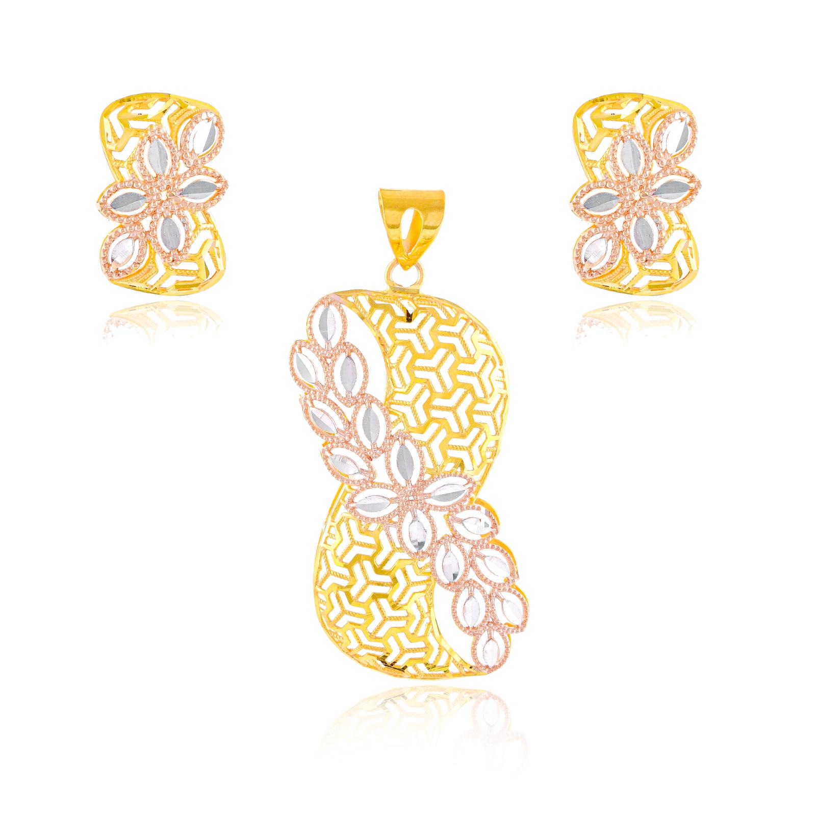 Discover the Finest 22kt Gold Pendant Sets