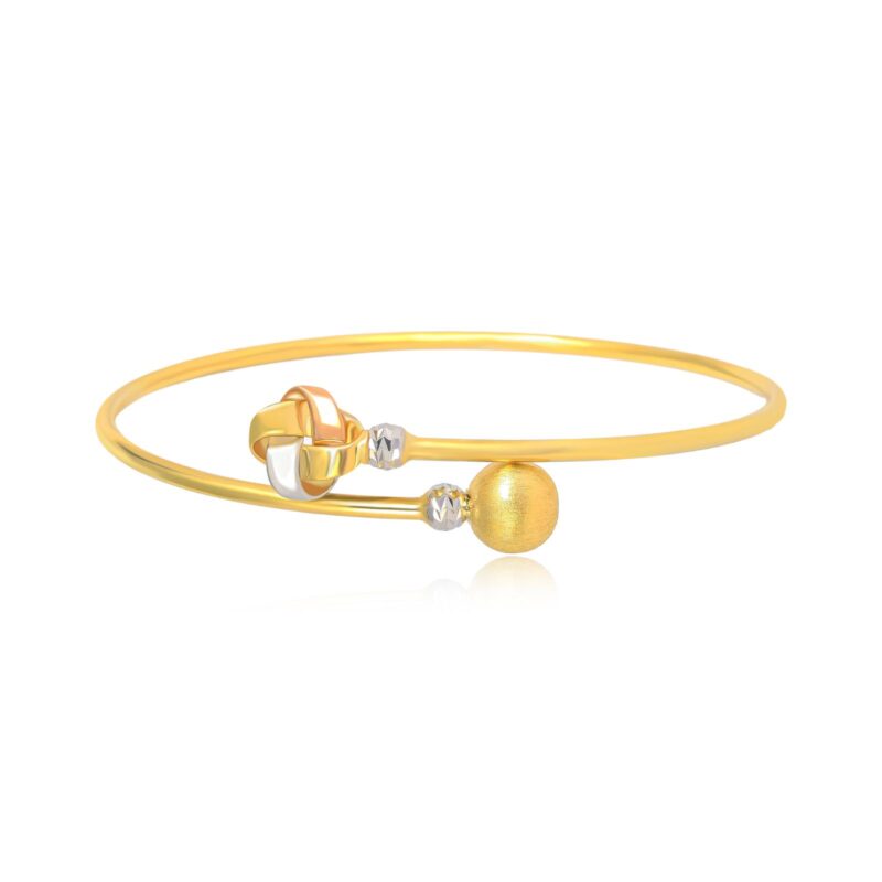 Unmatched Lightness, Unlimited Style ? Discover the Lightweight 18K Gold Bangle Only at Bafleh Jewellery