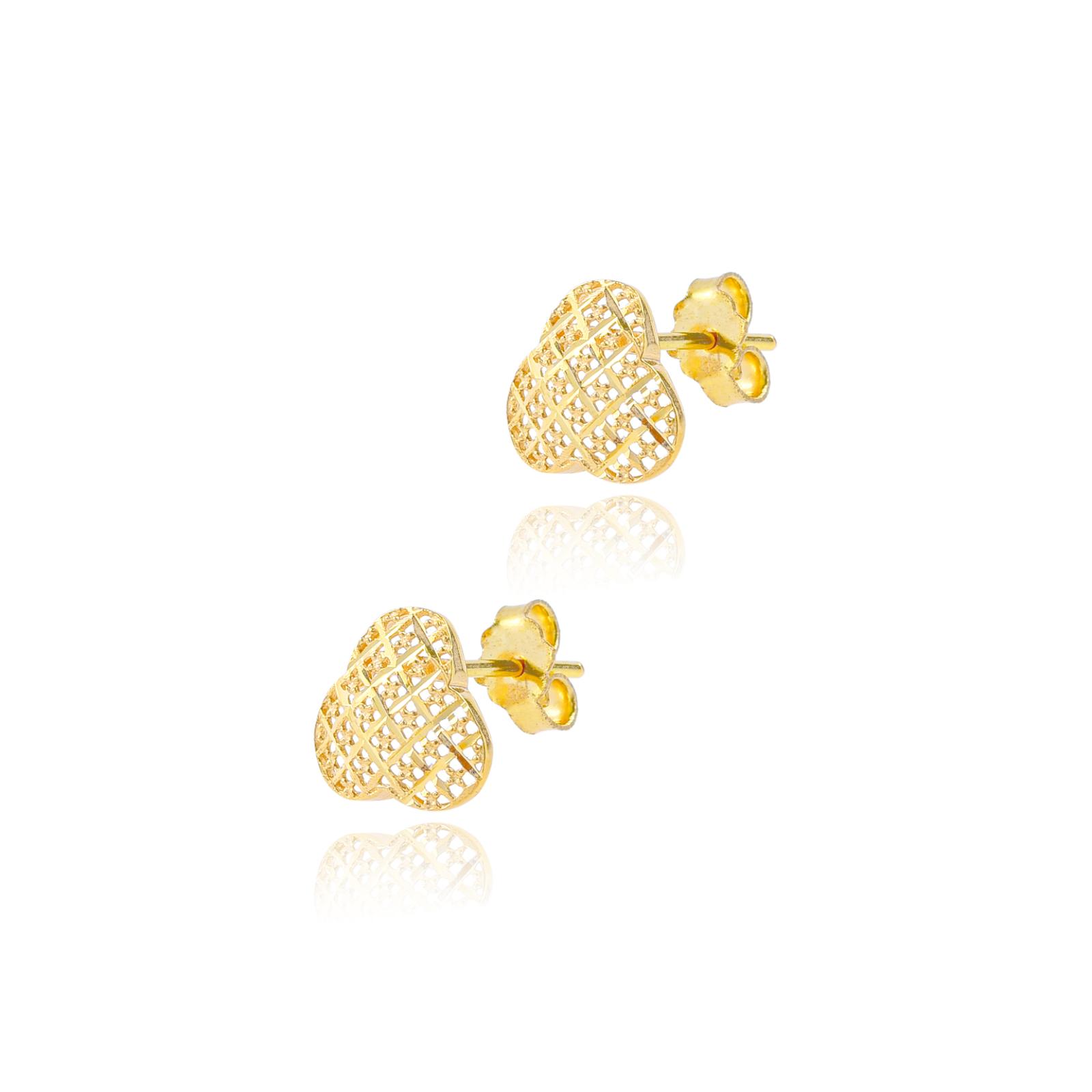 Modern 18K Gold Pendant Set Crafted with Sophisticated Elegance by Bafleh Jewellery - Image 4