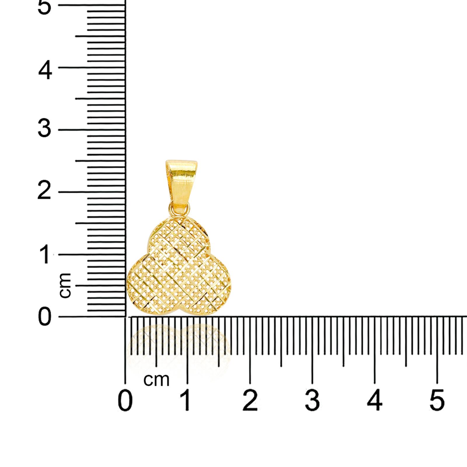 Modern 18K Gold Pendant Set Crafted with Sophisticated Elegance by Bafleh Jewellery - Image 5