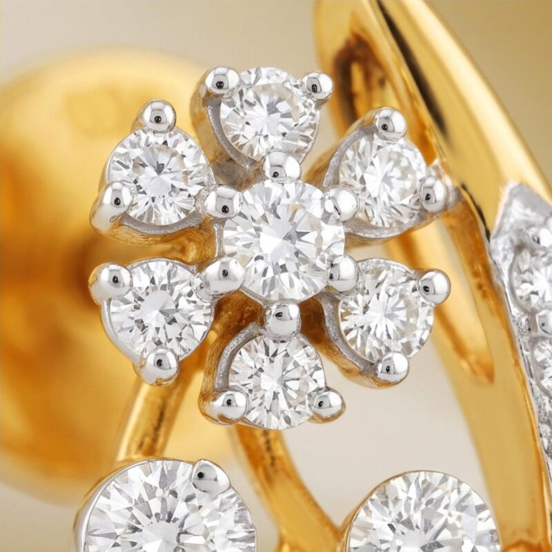 Alternative view of Timeless Brilliance Redefined Discover Exquisite Diamond Earrings by Bafleh Jewellery